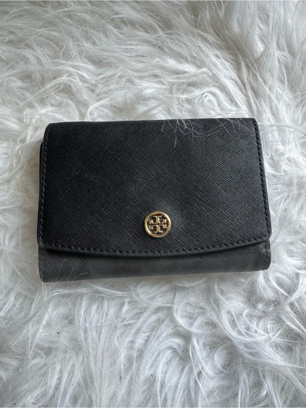 Tory Burch Black Leather Wallet